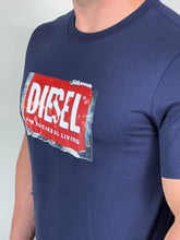 Carregar imagem no visualizador da galeria, Camiseta DSL Estampada - Azul Marinho
