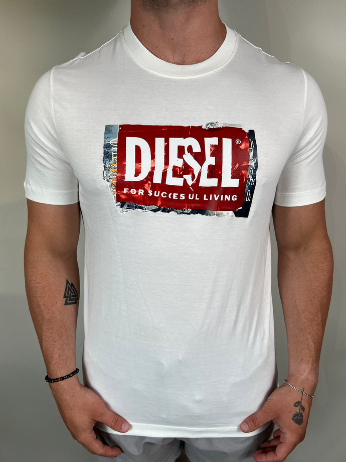 Camiseta DSL Estampada - Branco