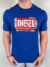 Carregar imagem no visualizador da galeria, Camiseta DSL Estampada - Azul Royal
