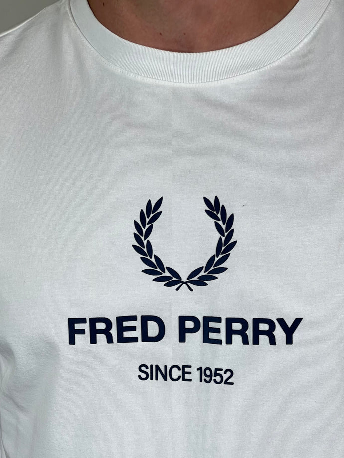 Camiseta FP Estampada - Branco Logo Centro Coroa Since 1952