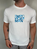 Camiseta EA Estampada - Branco Logo Centro Escrito