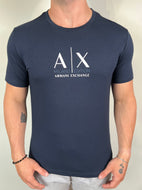 Camiseta AX Estampada - A/X Milano Edition Azul Marinho