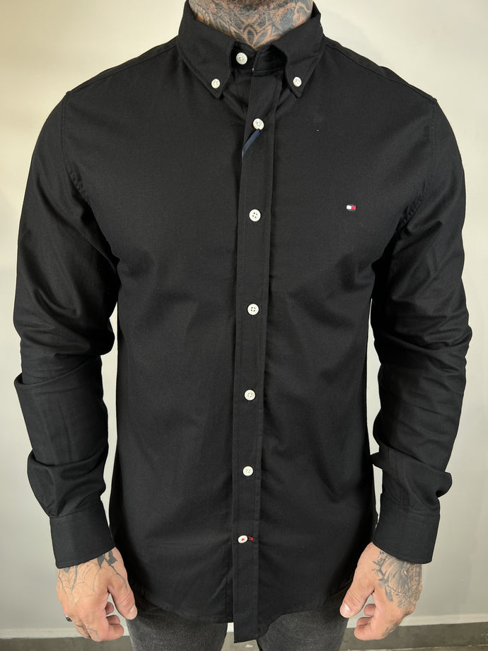 Camisa Social TH Oxford- M/L - Preto