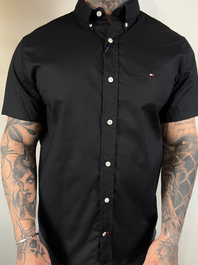 Camisa Social TH Oxford - M/C - Preto
