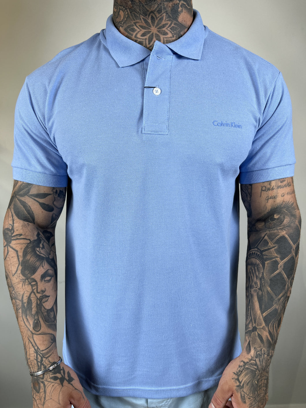 Gola Polo CK - Azul Bebê
