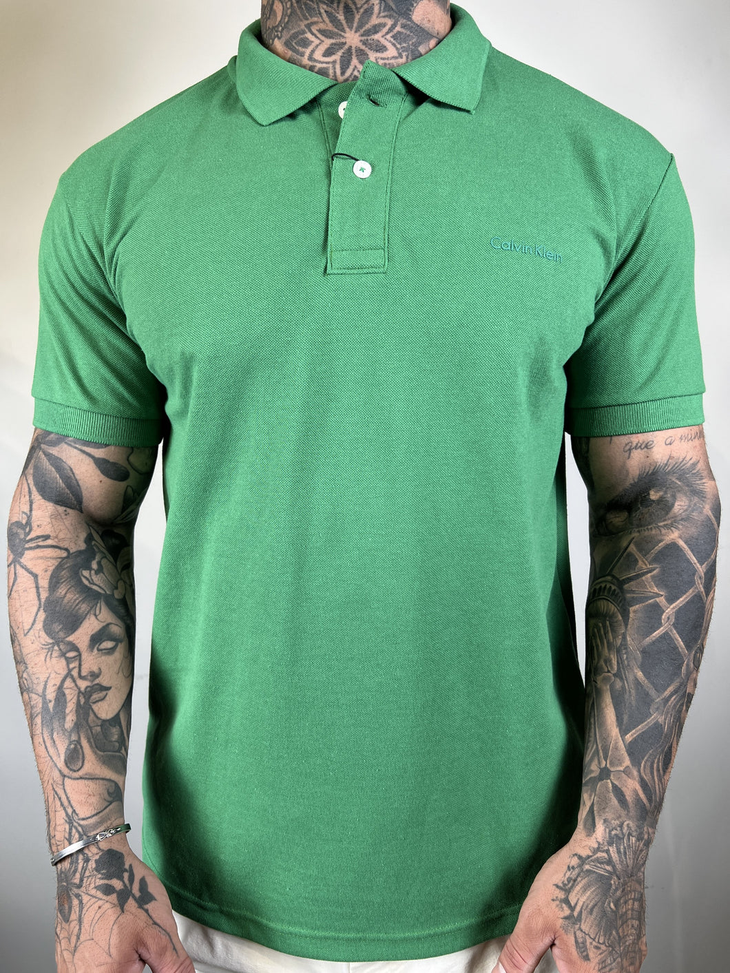 Gola Polo CK - Verde Bandeira