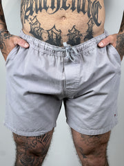 Short Sarja ARM Curto - Cinza Claro