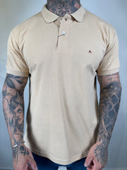 Gola Polo ARM - Bordado - Bege Claro