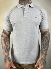 Gola Polo ARM - Bordado - Cinza Claro
