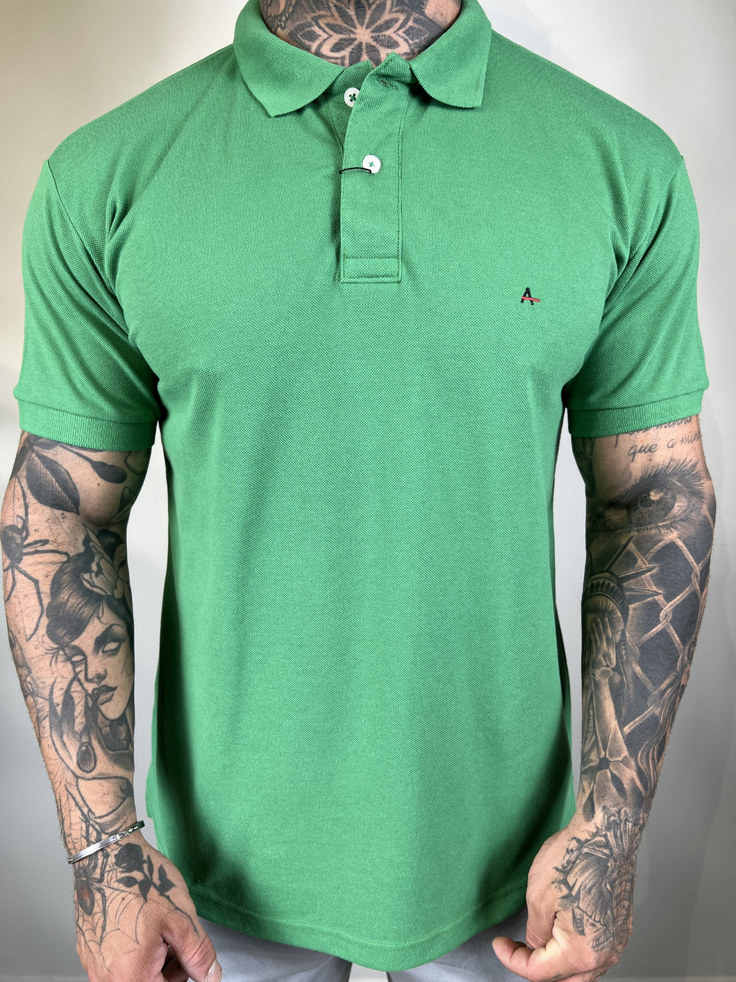 Gola Polo ARM - Bordado - Verde Bandeira