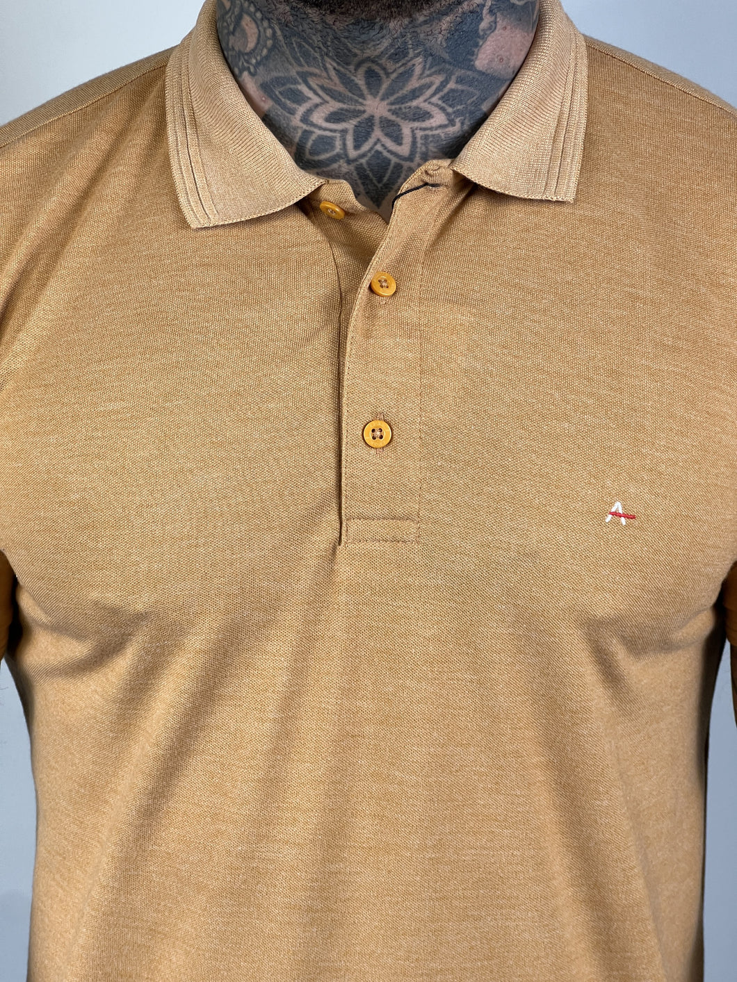 Gola Polo ARM - Bordado - Laranja