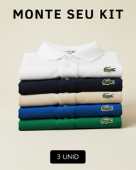 Combo 3 Gola Polo Lacoste