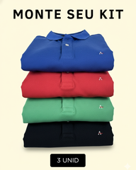 combo 3 Gola Polo Aramis - Bordado