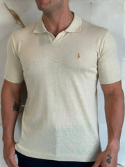 Polo RL Tricô - Creme