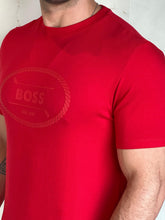 Carregar imagem no visualizador da galeria, Camiseta Básica HB - Vermelho Logo Monocromatico
