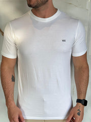 Camiseta Básica DL - Branco Logo Escrito