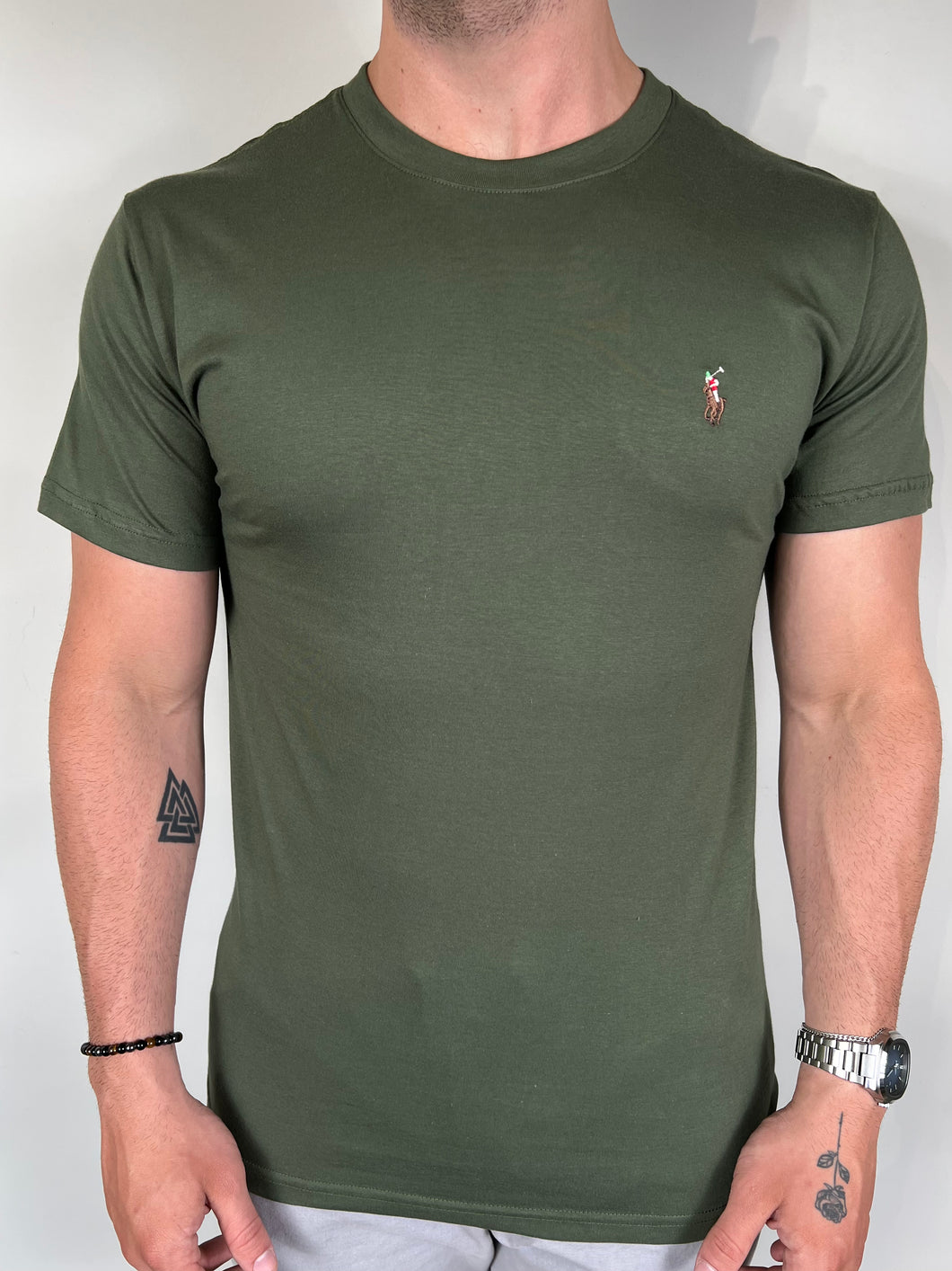 Camiseta RL Básica - Verde Militar - Color