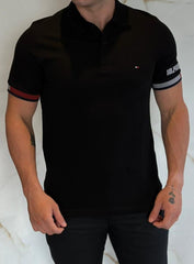Gola Polo TH Dtlh Bordado - Preto
