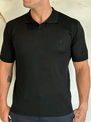 Polo RL Tricô - Preto